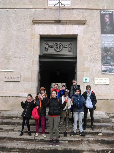 La classe ULIS au Musée Goya