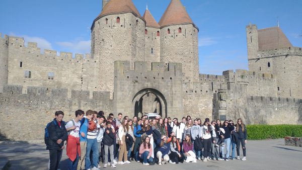 Une journée à Carcassonne avec les élèves correspondants espagnols en 3e bilangue